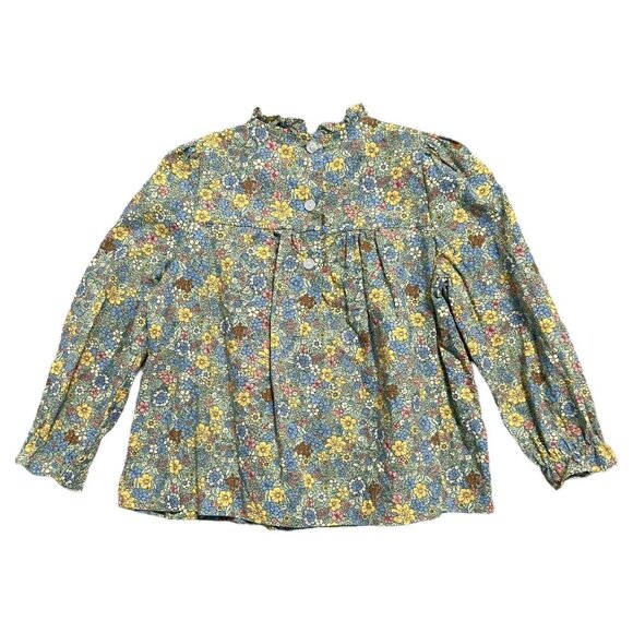 Bisby 5Y Floral Print Blouse Top - Picture 6 of 7
